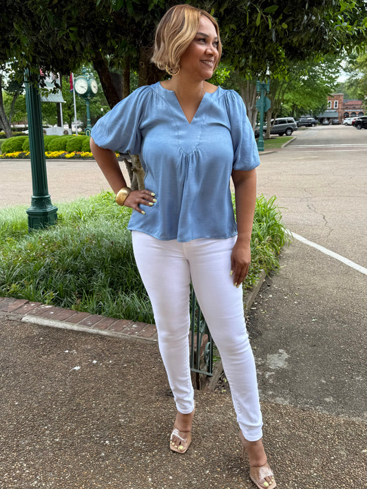Susie Balloon Sleeve Top
