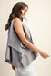 Sleeveless Bow Blouse