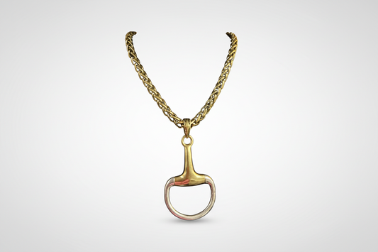 Tilly Long Rustic Gold Chain Necklace