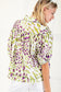 Colorful Leopard Button Down Blouse