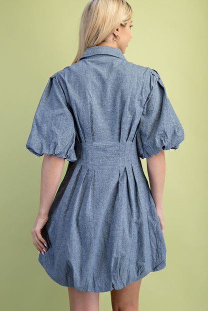 Denim Bubble Dress