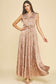 Printed Tiered Maxi in Camel