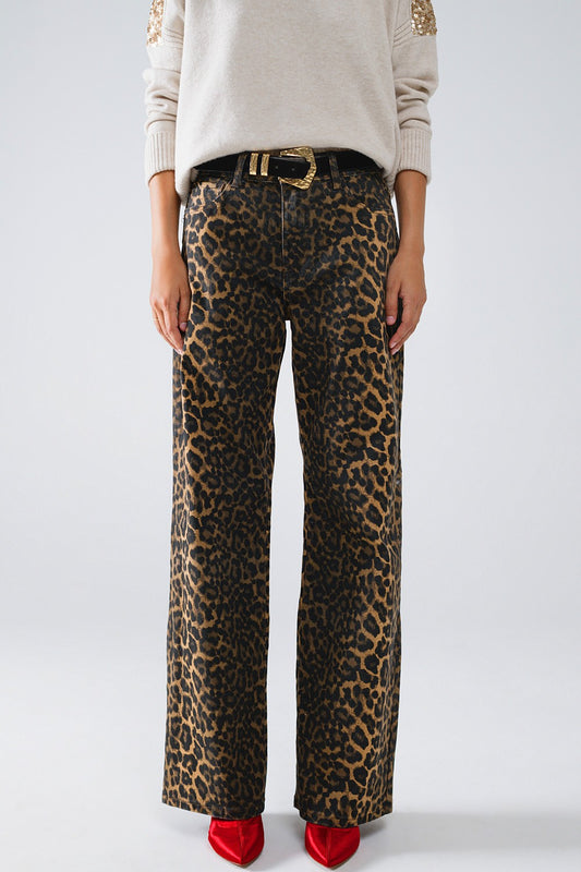 Leopard Jeans