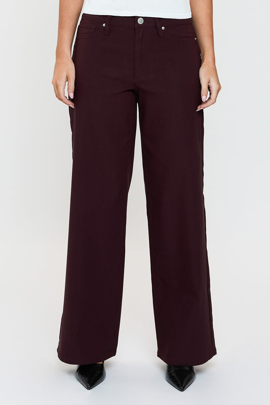 New! Hyperstretch High Rise Wide Leg Pants