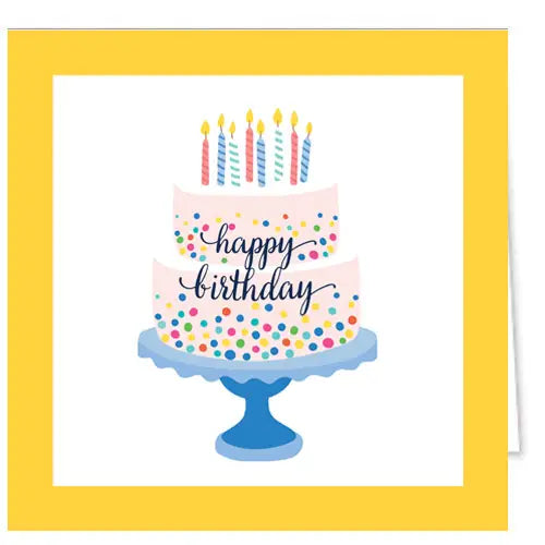WH Hostess Social Stationery - Birthday Cake Enclosure Cards + Envelopes