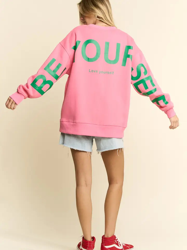 Tiffany Sweatshirt "Be Yourself"
