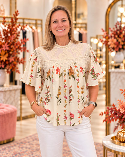 Emma Short Sleeve Top