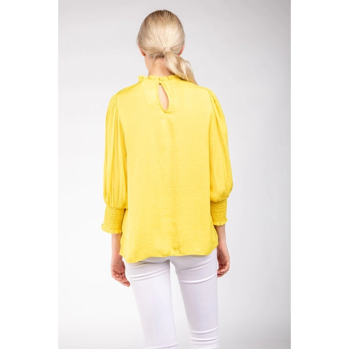 Yellow Fawn 3/4 Length Blouse