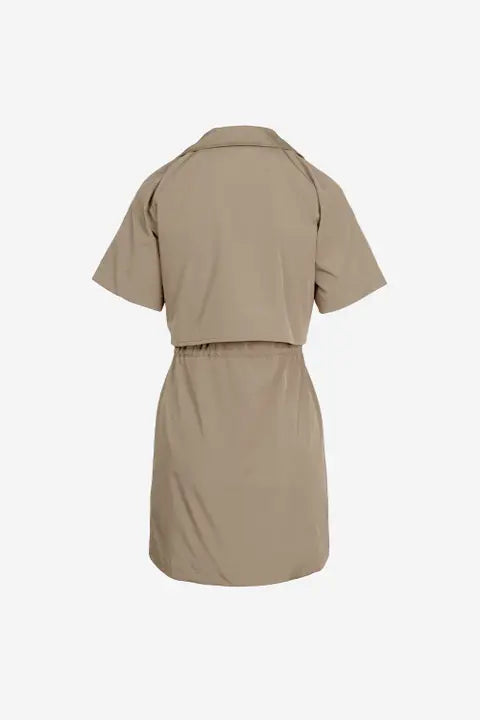 Karla Button Tie Dress