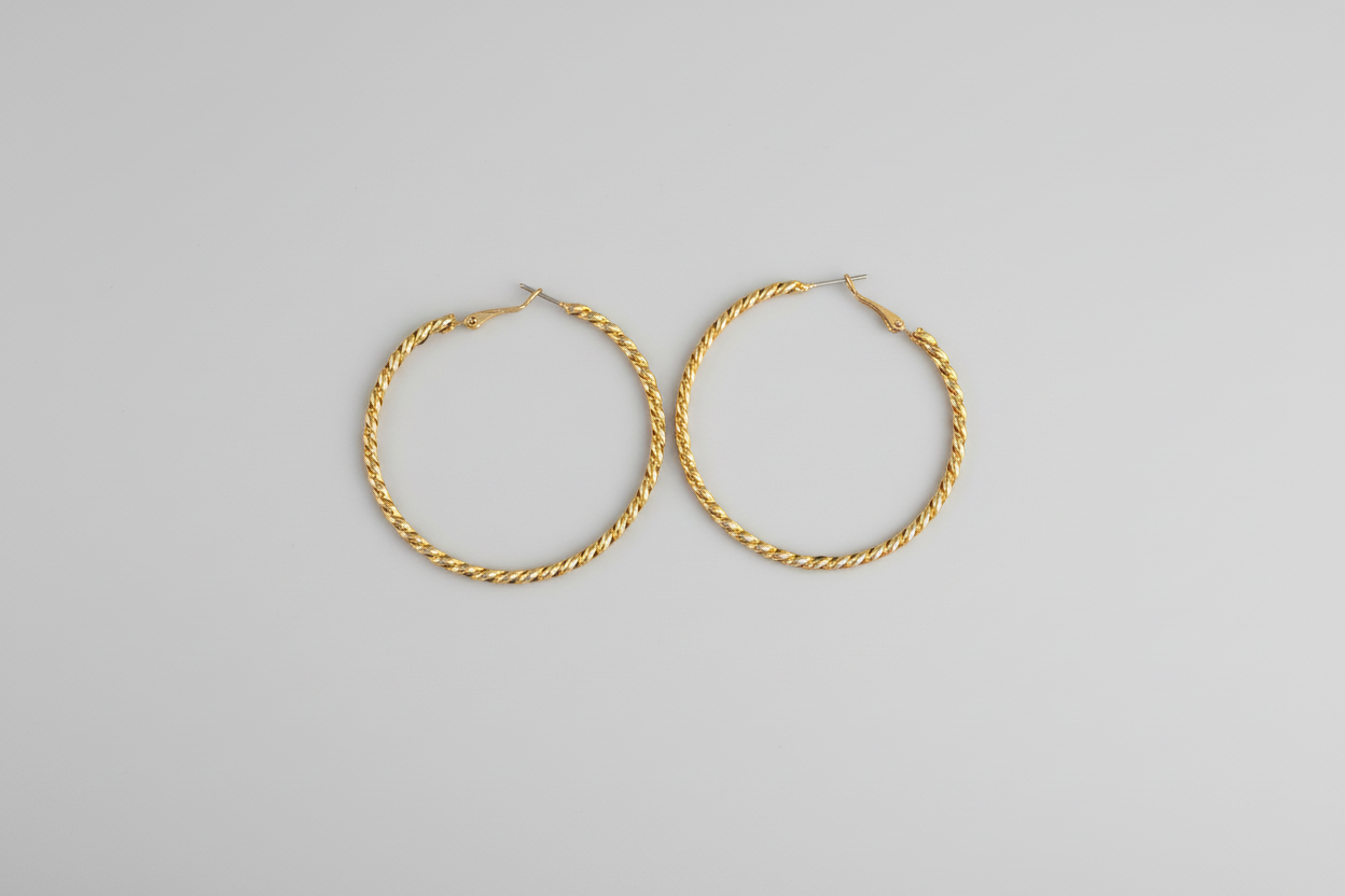 Gold Hoop Earrings