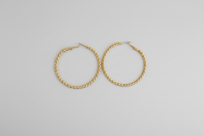 Gold Hoop Earrings