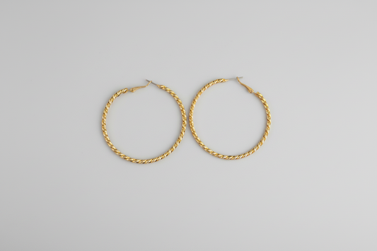 Gold Hoop Earrings