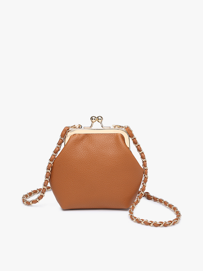 Cleo Coin Pouch Crossbody – Vegan Leather Bag | CP2338 : Brick