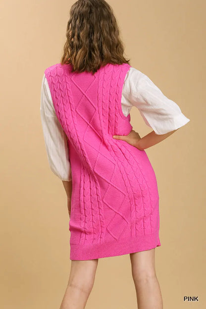 V-Neck Dress Sweater