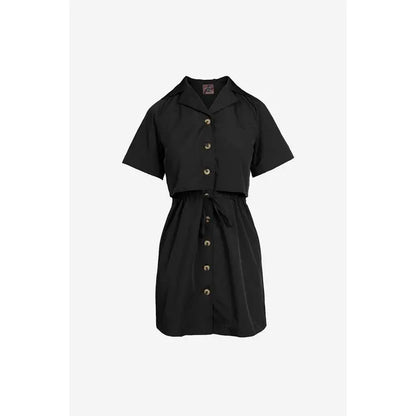 Karla Button Tie Dress