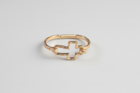 Gold Cross Bracelet