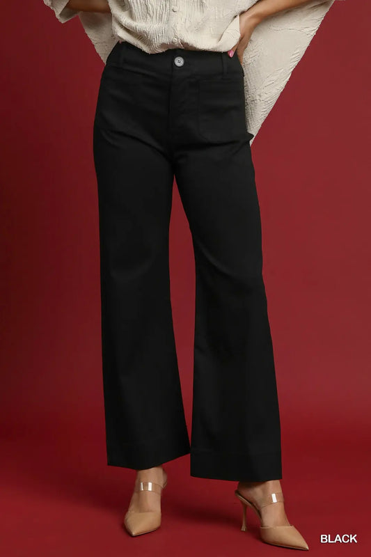 Terri Button Stretched Pants