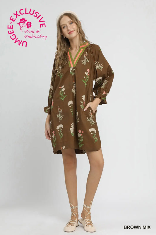Clara Brown Floral Dress