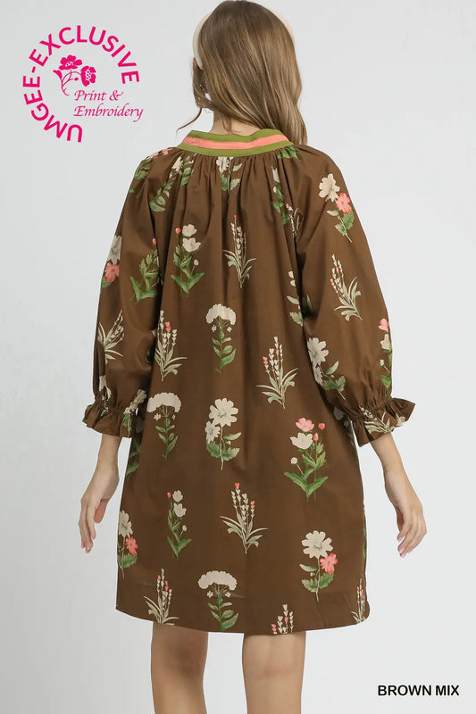 Clara Brown Floral Dress