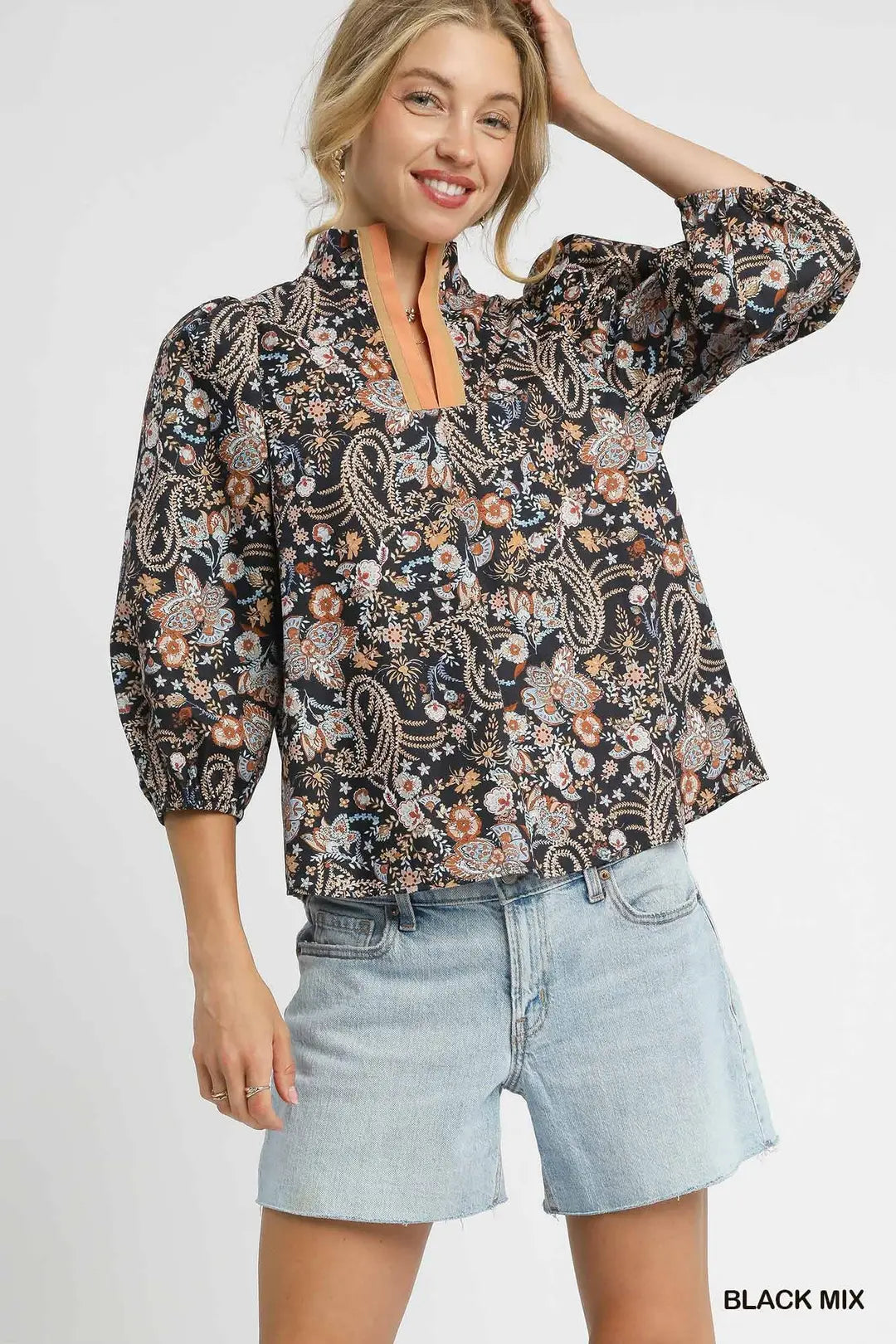 Mae Floral Puff Sleeve Top