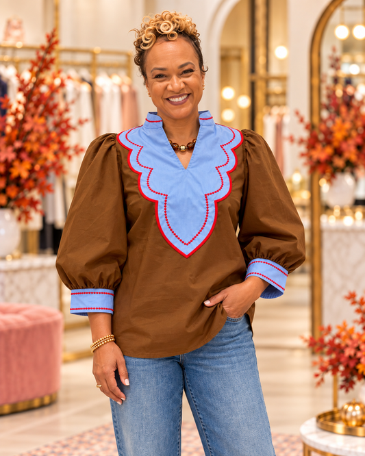 Velma Puff Sleeve Top