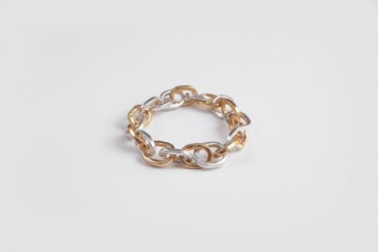Mixed Metal Chain Bracelet