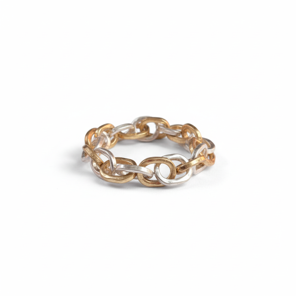 Mixed Metal Chain Bracelet
