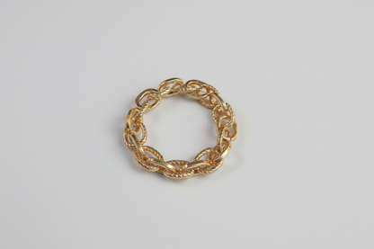 Textured Chain Link Bracelet