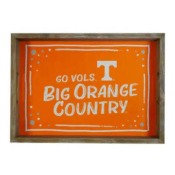 Valiant Gifts Inc - Tennessee Spirit Wood Rectangle Tray