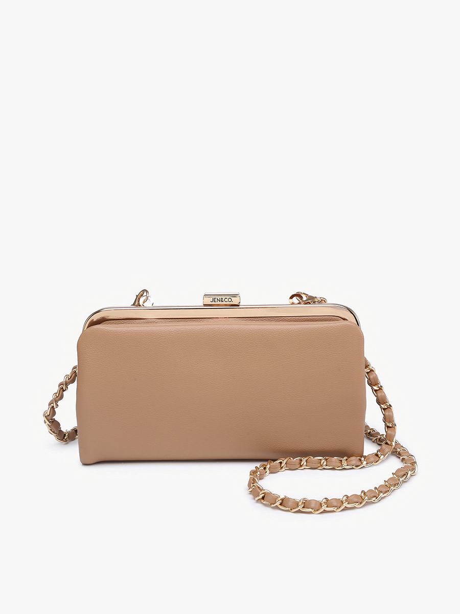 Sue Wallet Pouch Crossbody | WL2339 : Almond