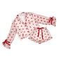 Velvet Two-Piece PJ Set - Hearts: 100% Polyester, Velvet / Large