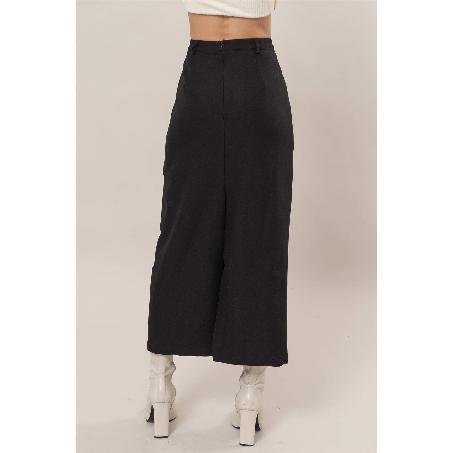 Pencil Midi Skirt: MOCHA