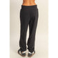 High-Waist Jogger Pants: DUSTY PINK