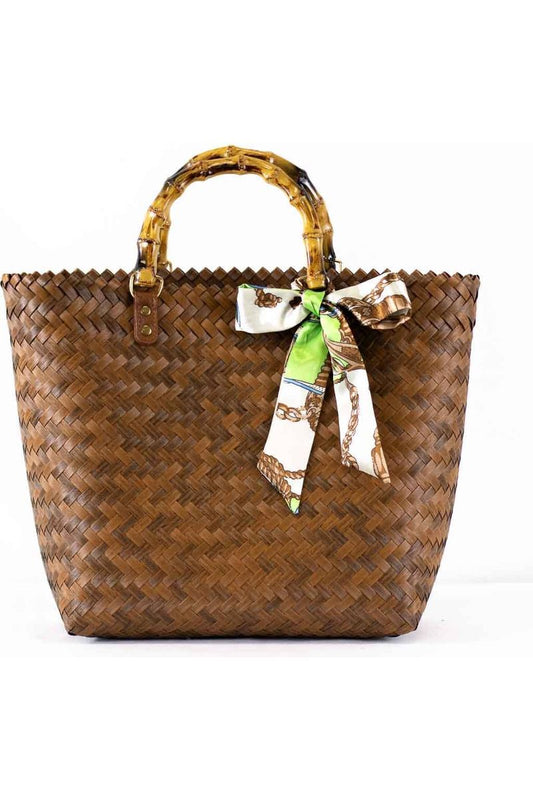 Gina Tote   Brown   16.5x11x5.5