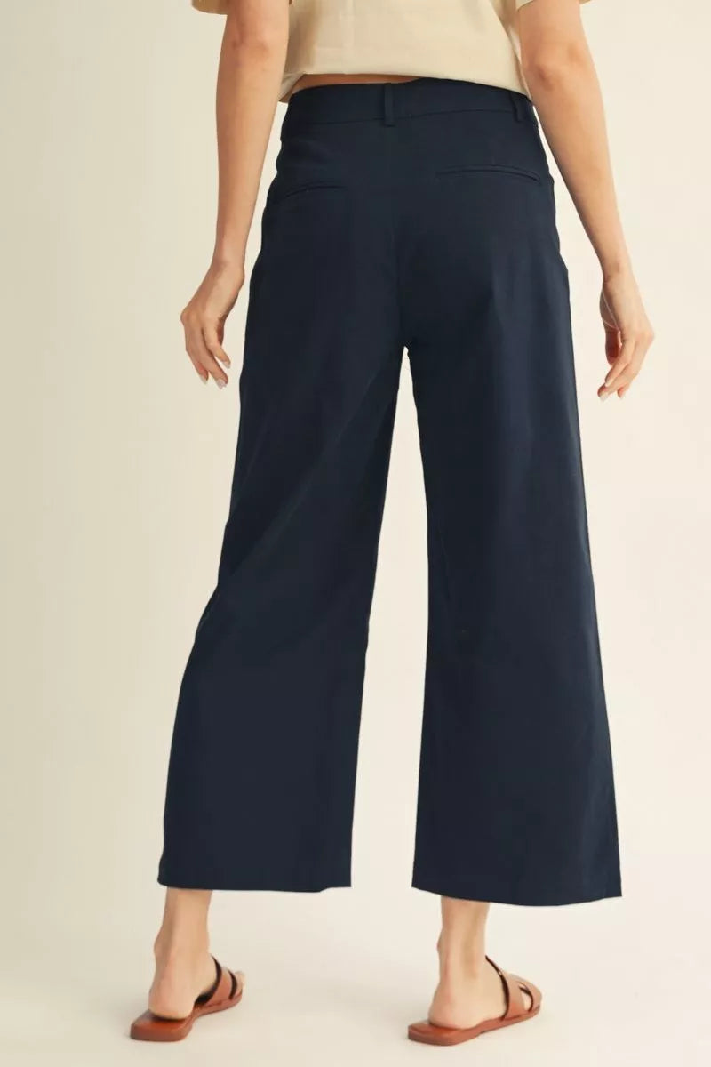 Scalloped Trim Pants
