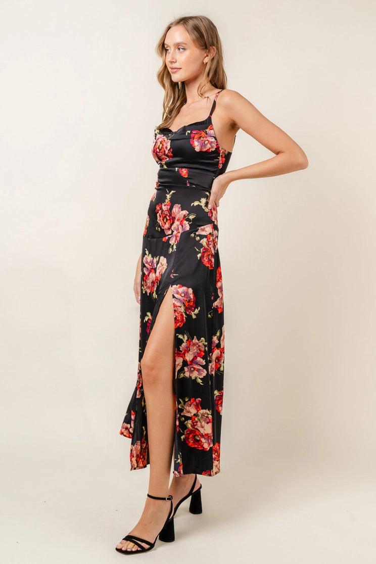 "Gracie" Floral Midi Dress