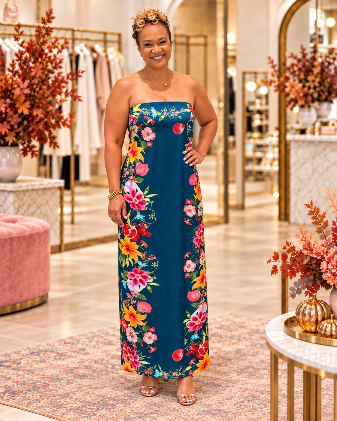 Jade Strapless Maxi Dress
