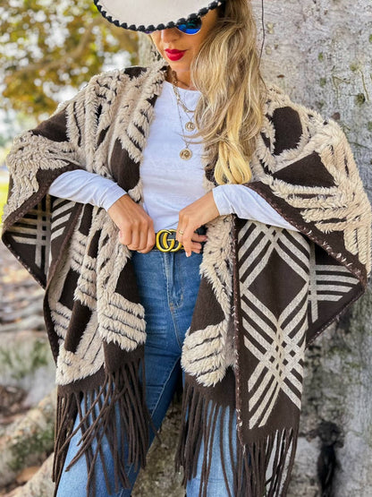 Pearl Fringe Cape