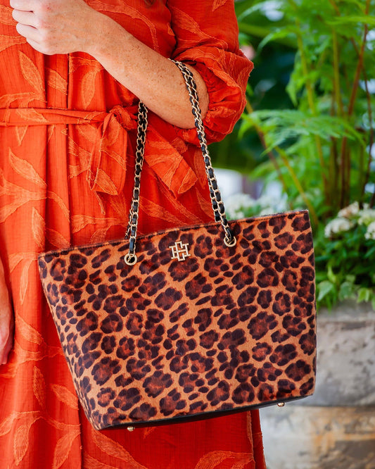 Quentin Quilted Tote Spotted Saddle: Default