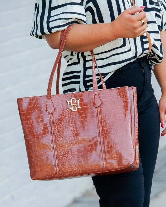 Heath Tote Bag Saddle EC: Default