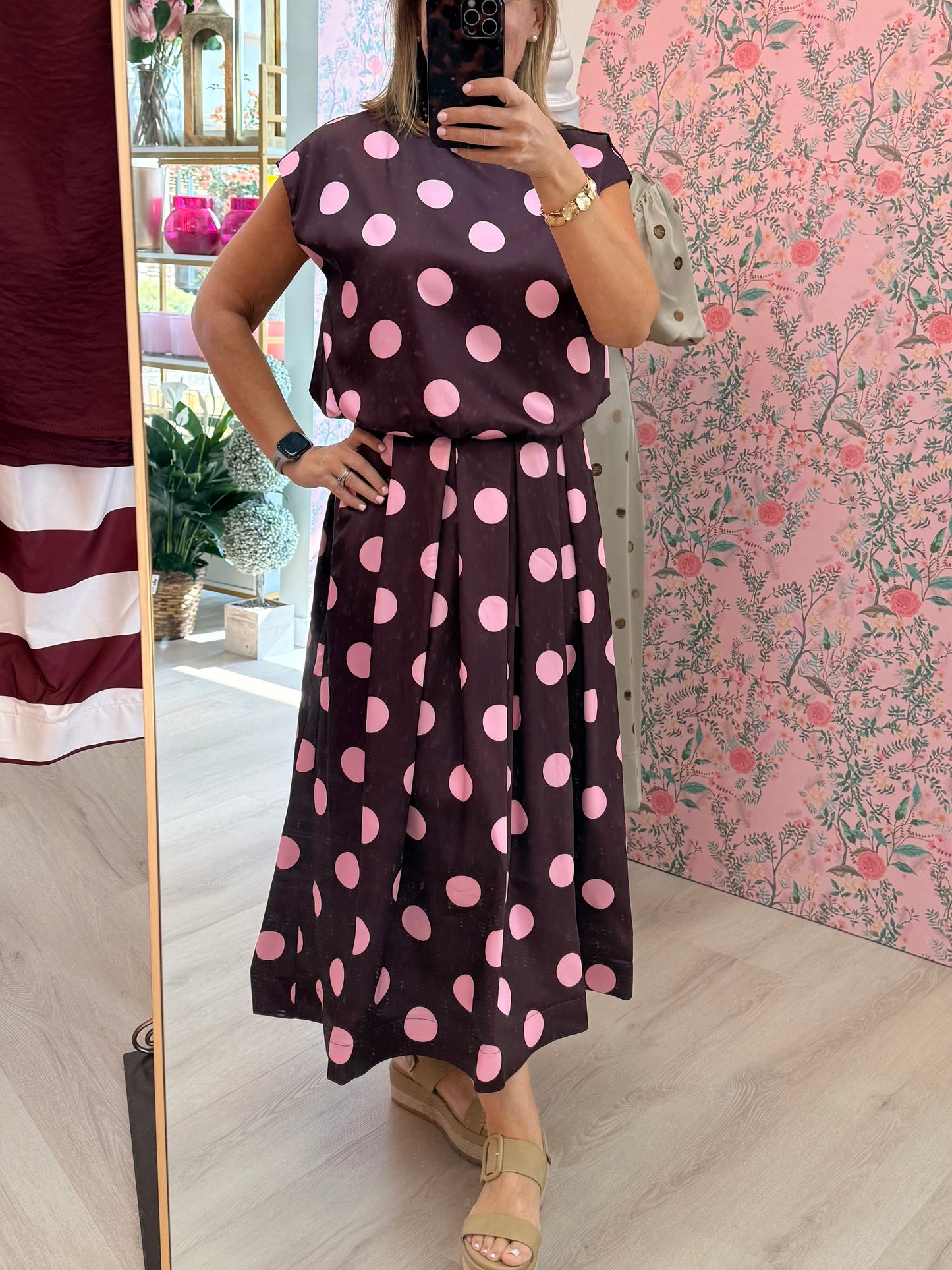 Veronica Polka Dot Skirt