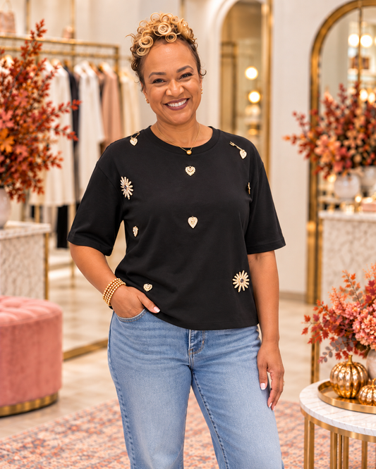Teddy Embellished T-Shirt