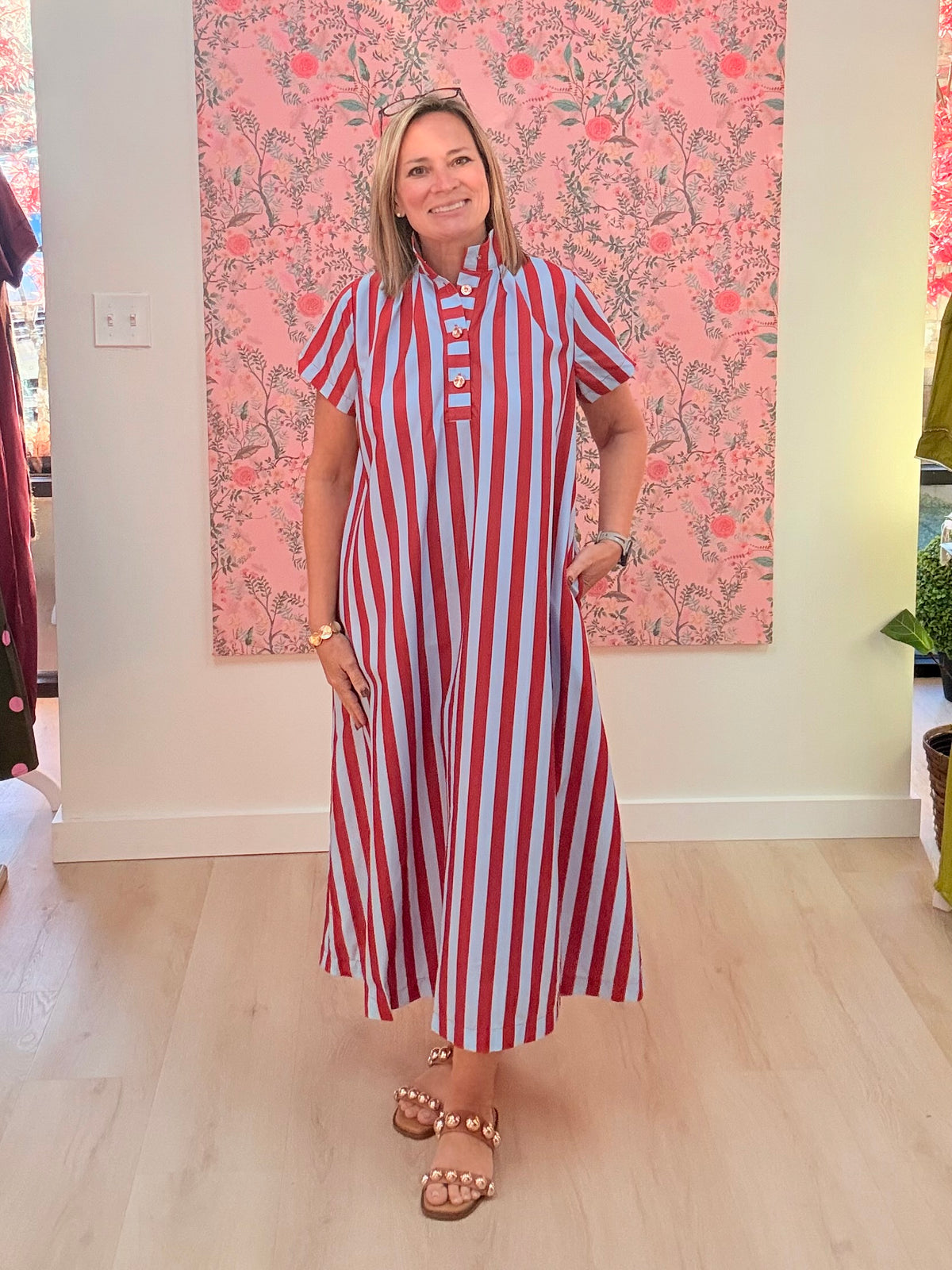 Tina Striped Dress