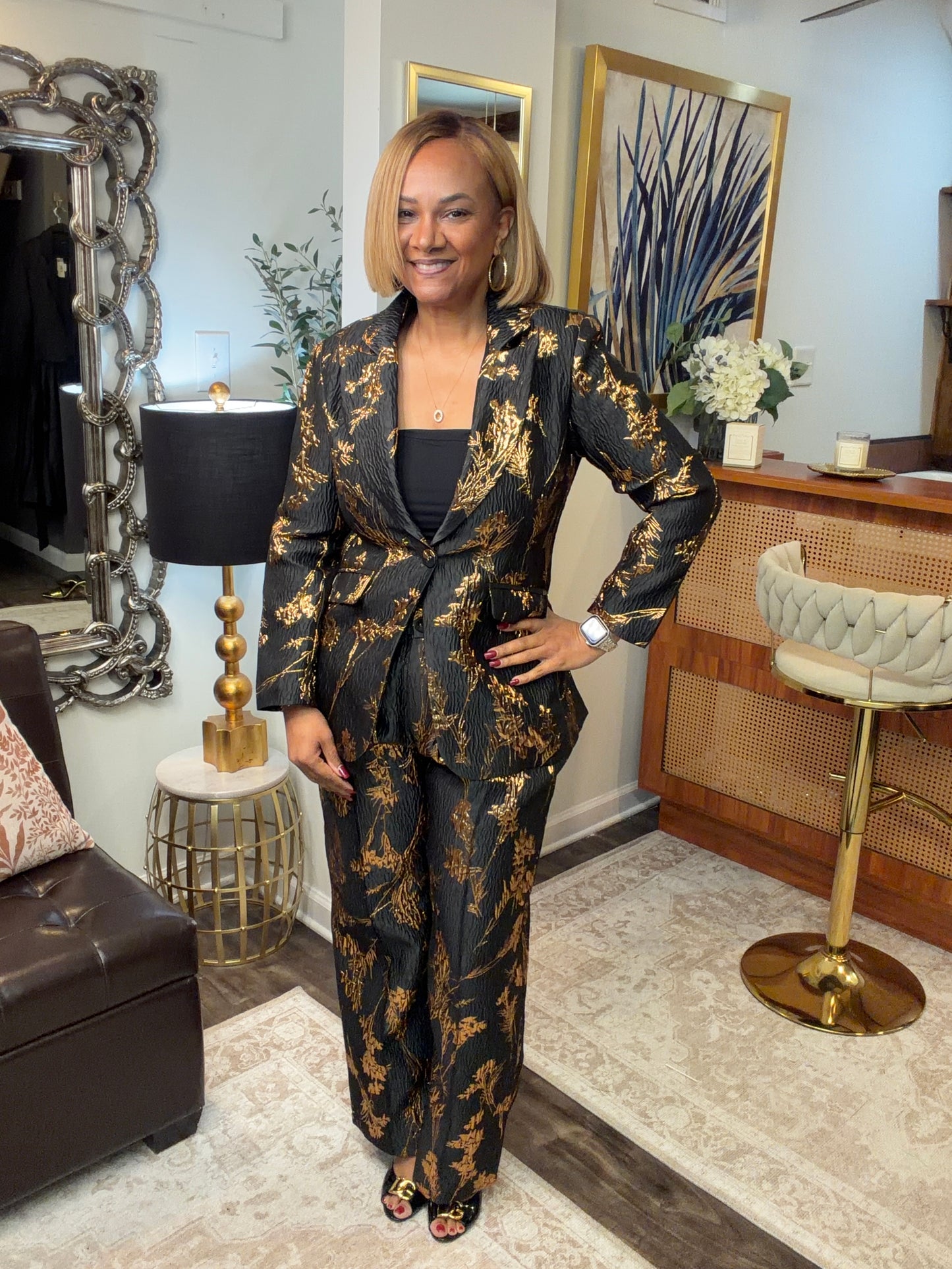 Brocade Beauty Pants