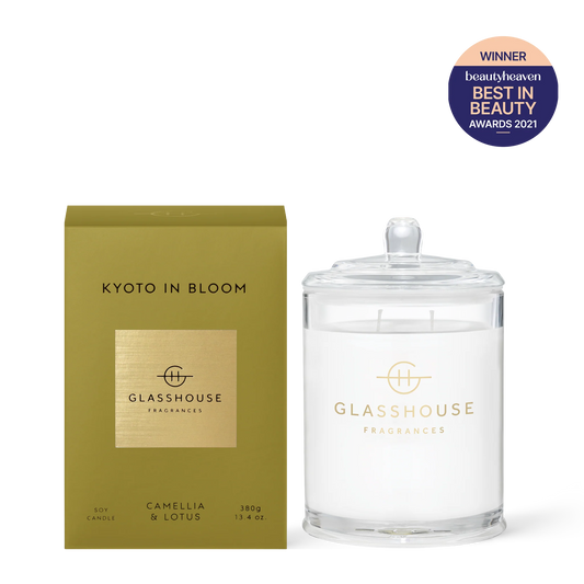 Glasshouse Fragrances 13.4 Oz Candle Kyoto in Bloom