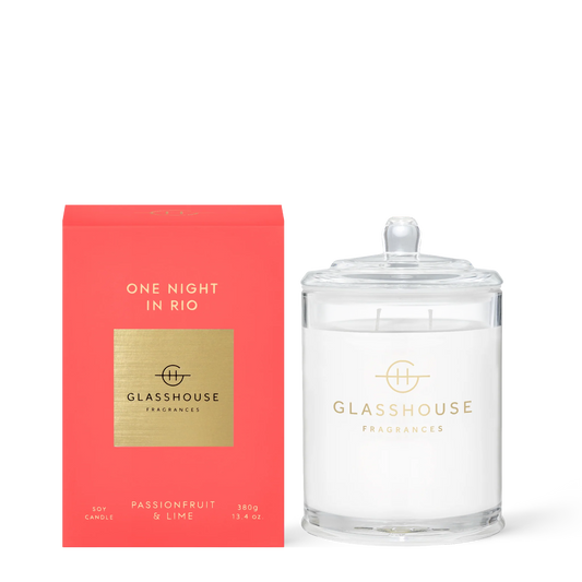 Glasshouse Fragrances 13.4 Oz Candle One Night in Rio
