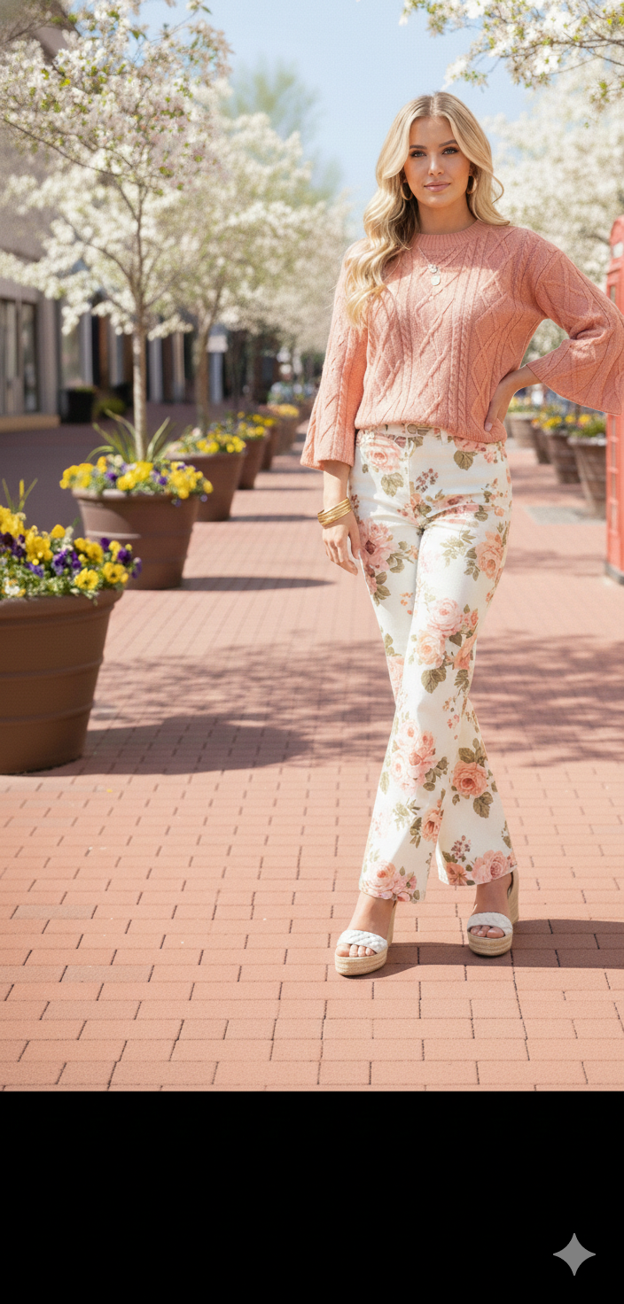 Fara Floral Print Pants