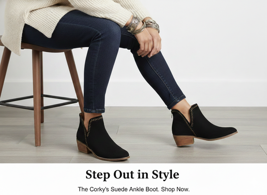 Corkys Bluffin Suede Booties