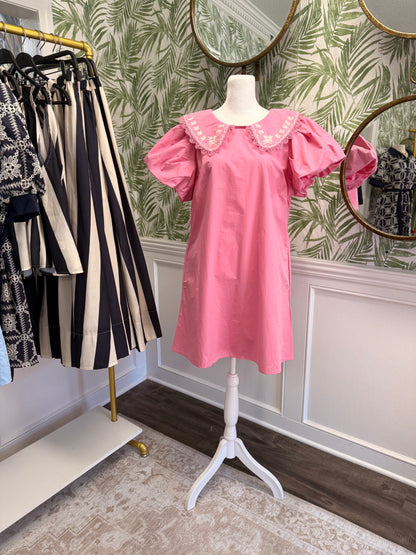 Susie Embroidered Collar Dress