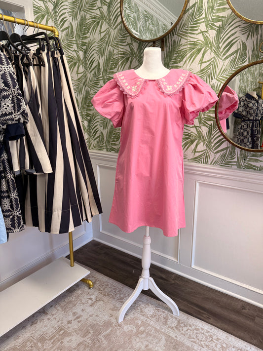 Susie Embroidered Collar Dress